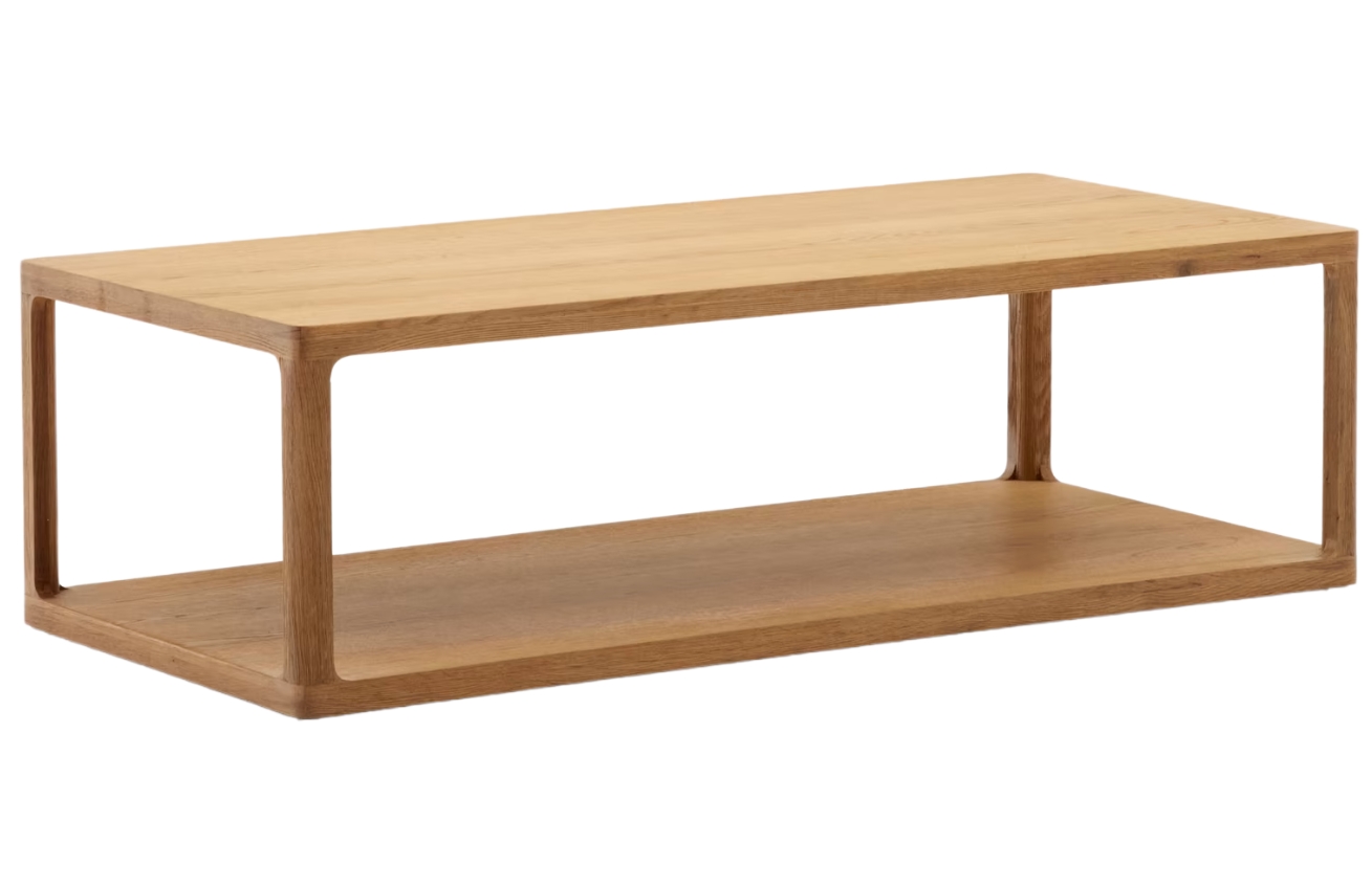 Dubov&yacute; konferenčn&iacute; stolek Kave Home Maymai 140 x 70 cm