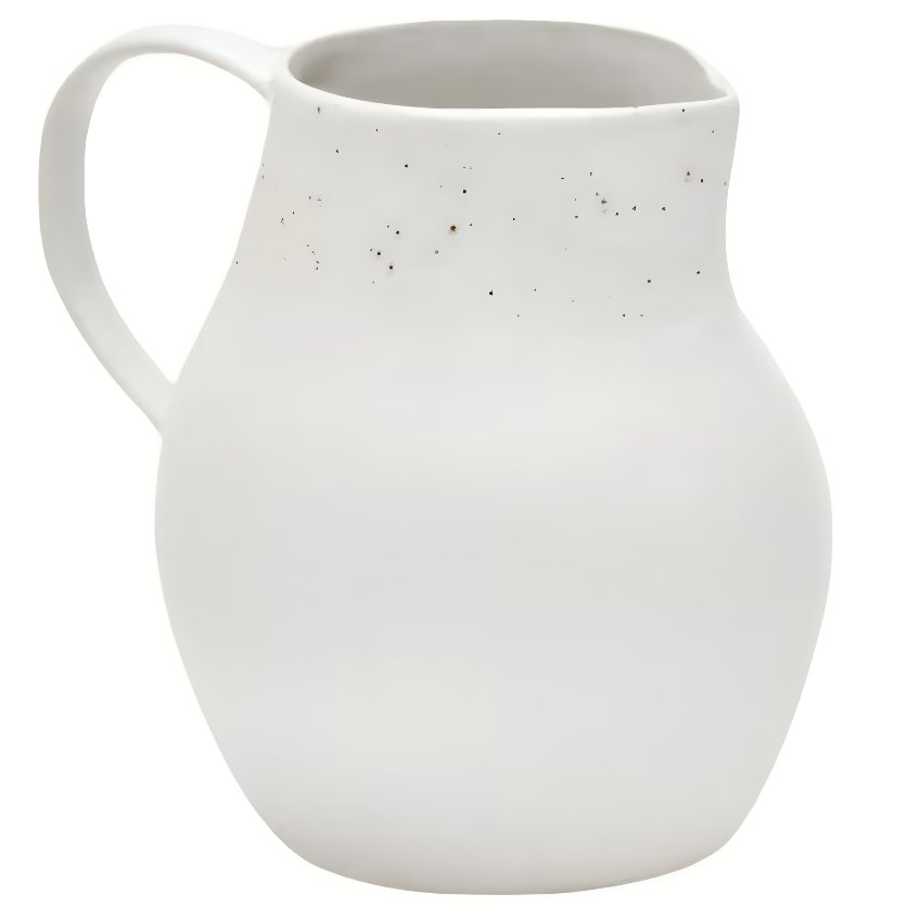 Bílý keramický džbán Kave Home Publia 2,5 l