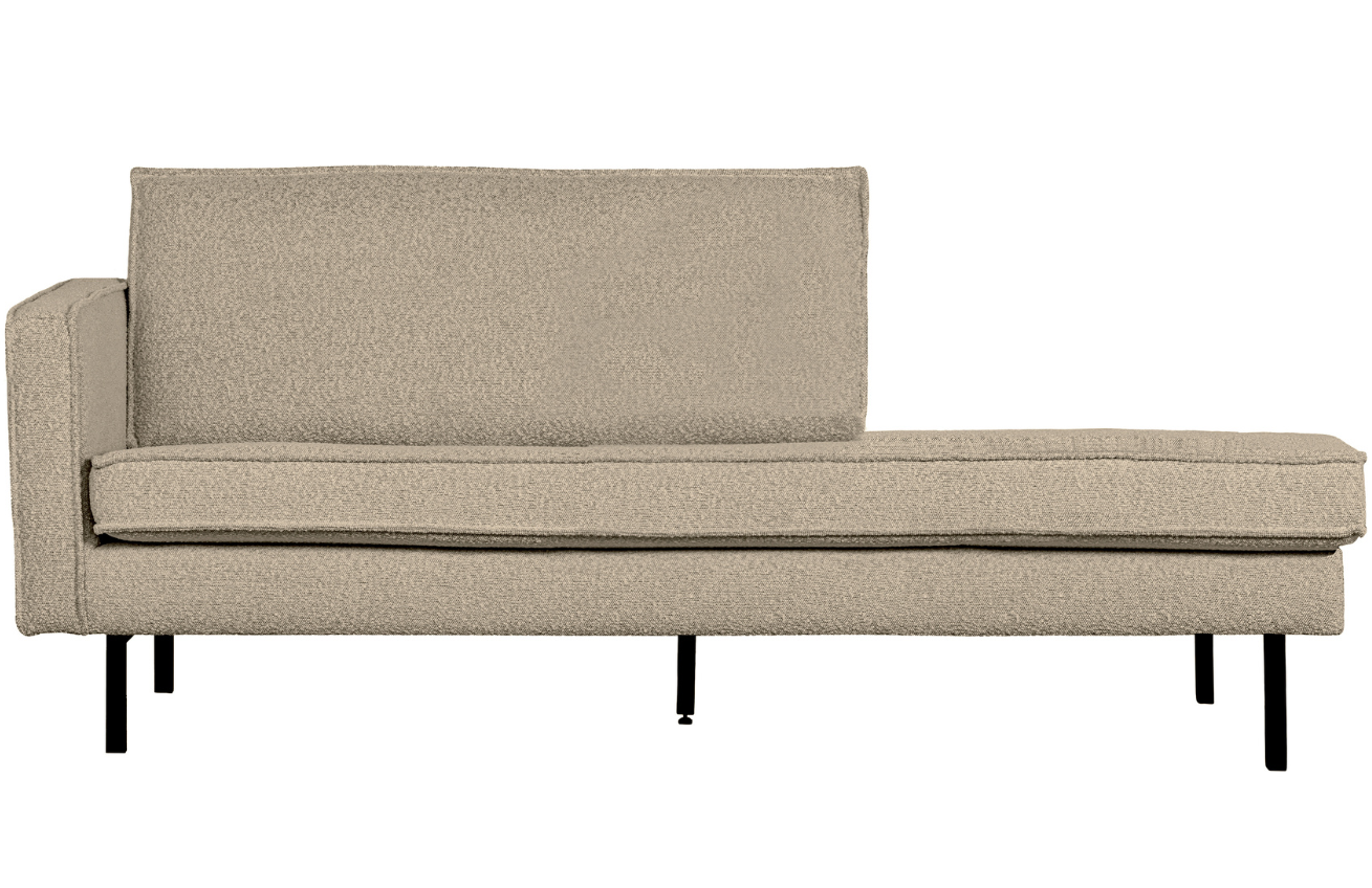 WOOOD B&eacute;žov&aacute; boucl&eacute; leno&scaron;ka Raden 203 cm, lev&aacute;