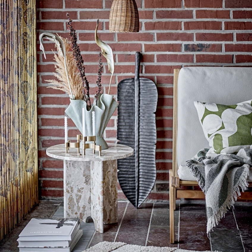 Šedá kameninová váza Bloomingville Plier 29 cm
