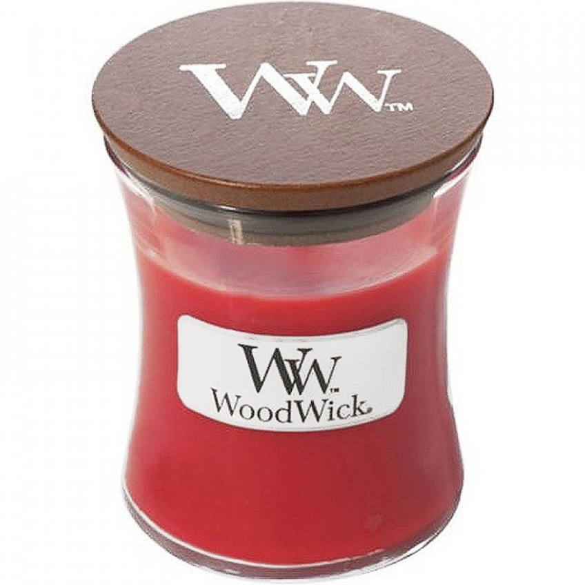 WoodWick Malá vonná svíčka Woodwick, Crimson Berries