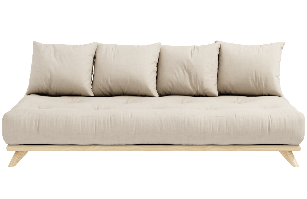 Béžová trojmístná pohovka Karup Design Senza 200 cm