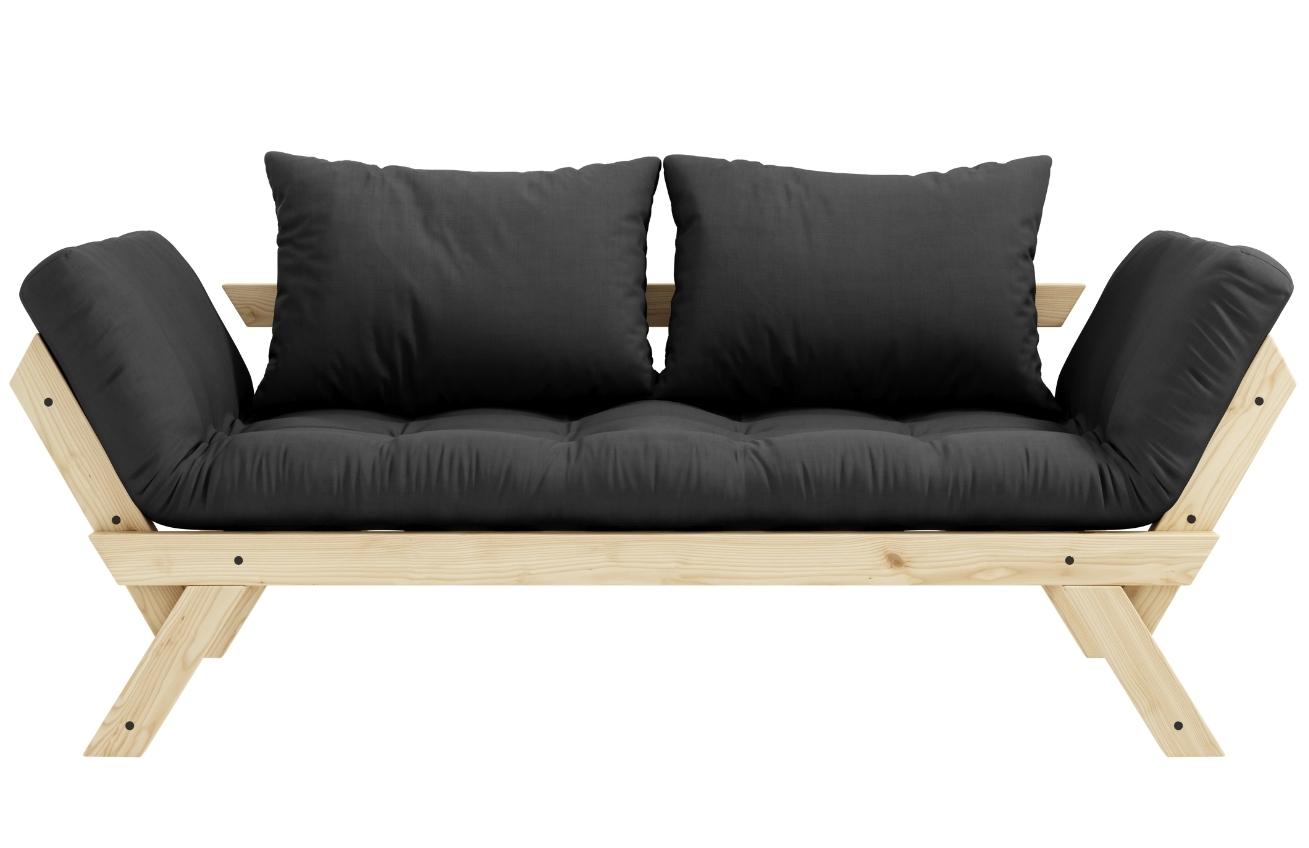 Tmavě šedá dvoumístná rozkládací pohovka Karup Design Bebop 174 cm