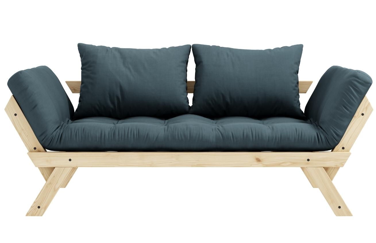 Petrolejově modrá dvoumístná rozkládací pohovka Karup Design Bebop 174 cm