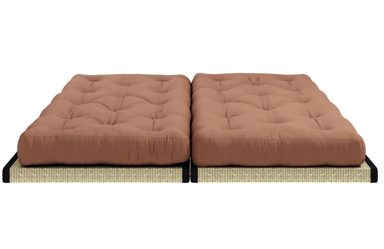 Hnědá trojmístná rozkládací pohovka Karup Design Chico 200 cm