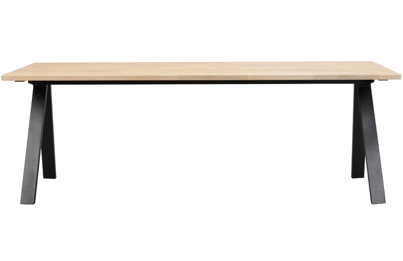 Bělený dubový jídelní stůl ROWICO CARRADALE 220 x 100 cm