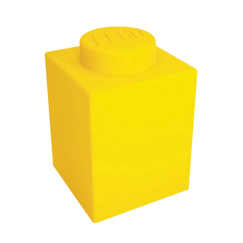Žluté silikonové noční světlo LEGO® Classic 11,6 cm