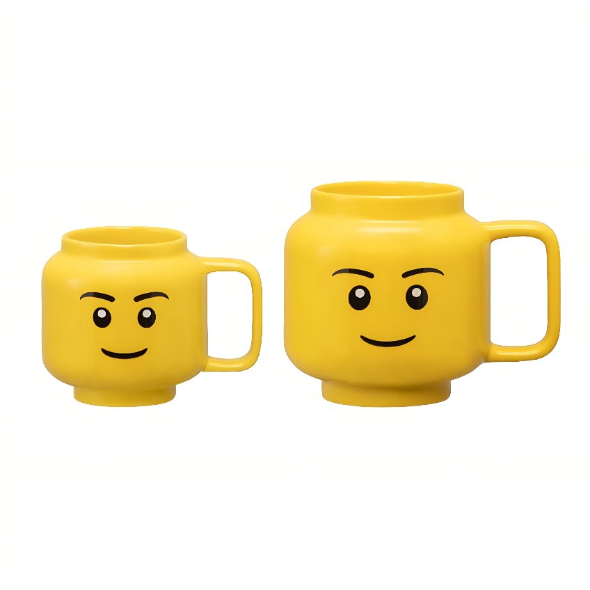 Žlutý keramický hrnek LEGO® Winky 530 ml