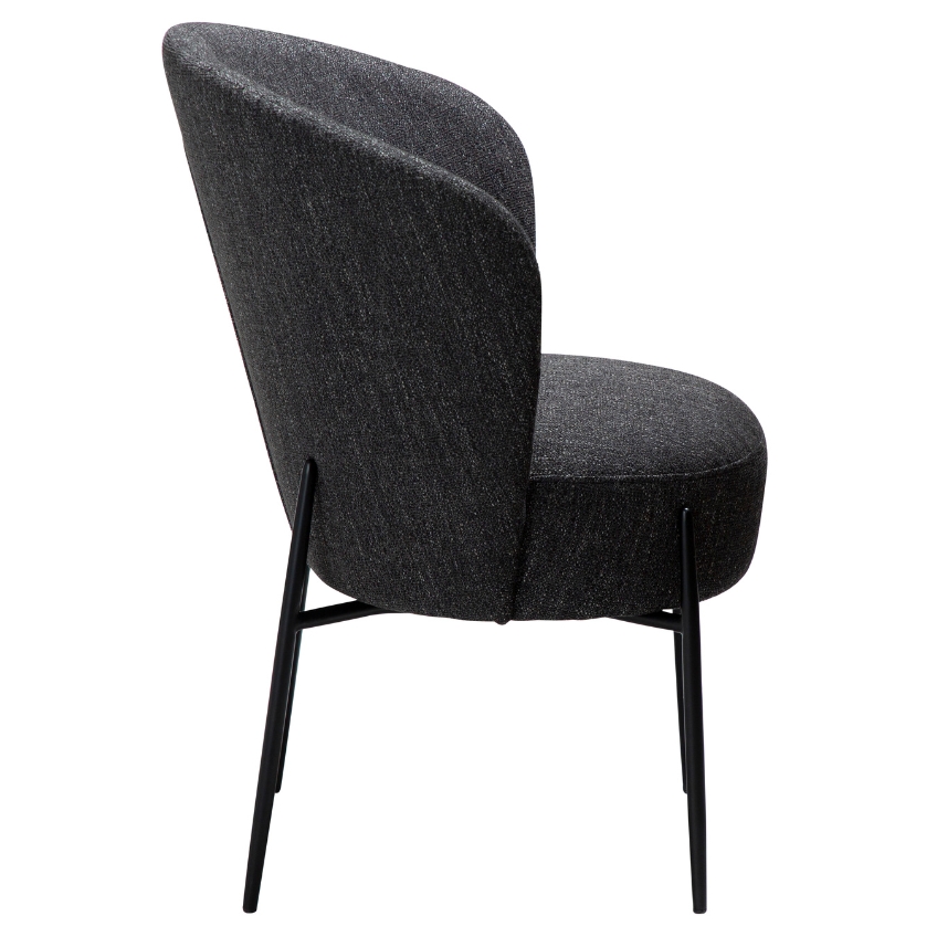 ​​​​​Dan-Form Černá bouclé jídelní židle DAN-FORM Orbit