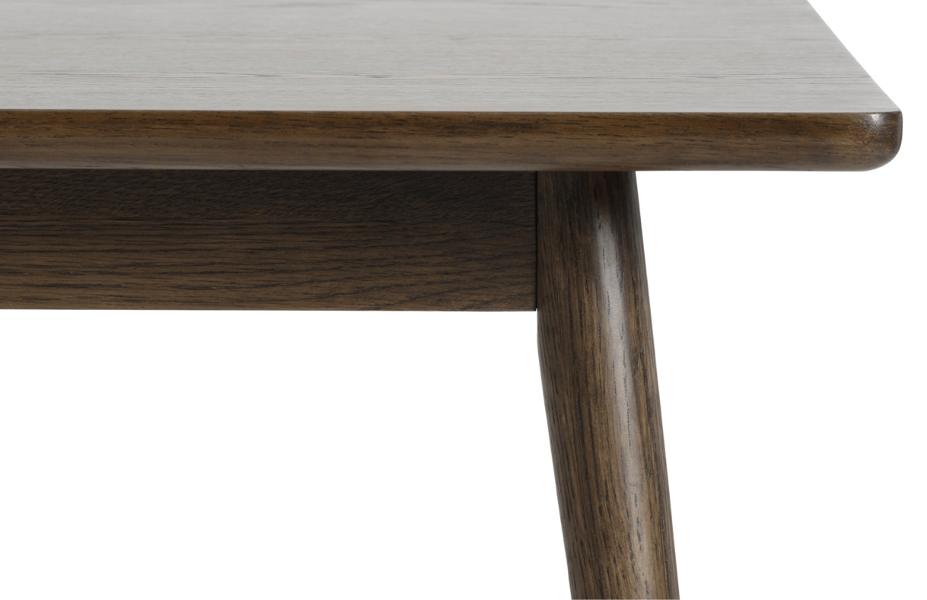Tmavě hnědý dubový jídelní stůl Unique Furniture Barrali 190 x 90 cm