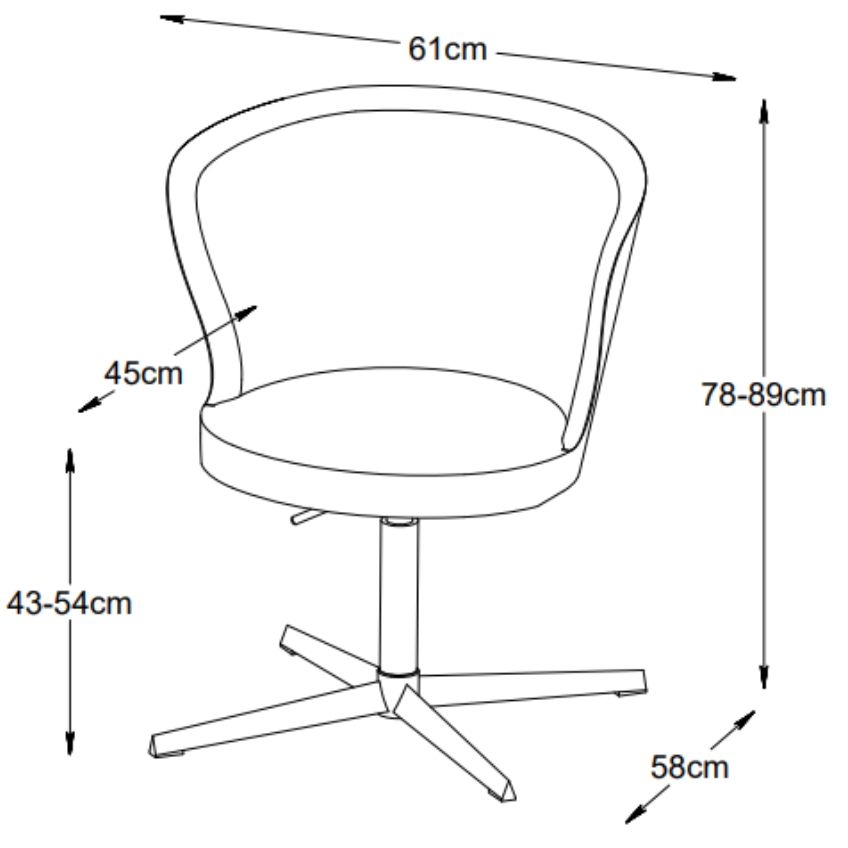 Šedá sametová konferenční židle Unique Furniture Gain
