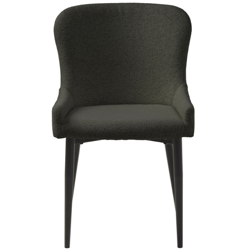 Tmavě šedá bouclé jídelní židle Unique Furniture Ontario