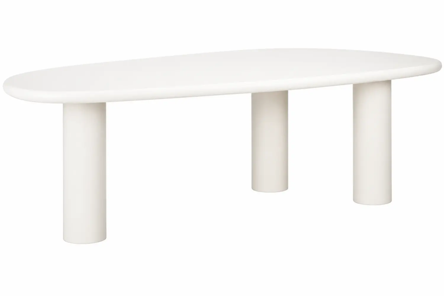 B&iacute;l&yacute; j&iacute;deln&iacute; stůl Richmond Bloomstone 235 x 120 cm