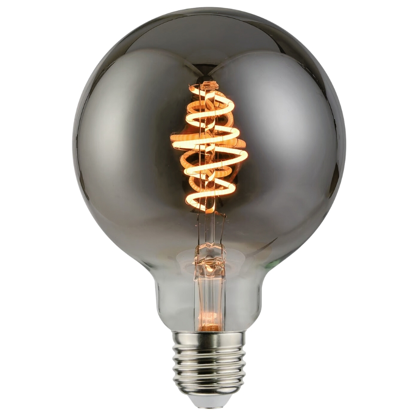 Nordlux Kouřově šedá dekorativní stmívatelná LED žárovka E27 4,5W II.