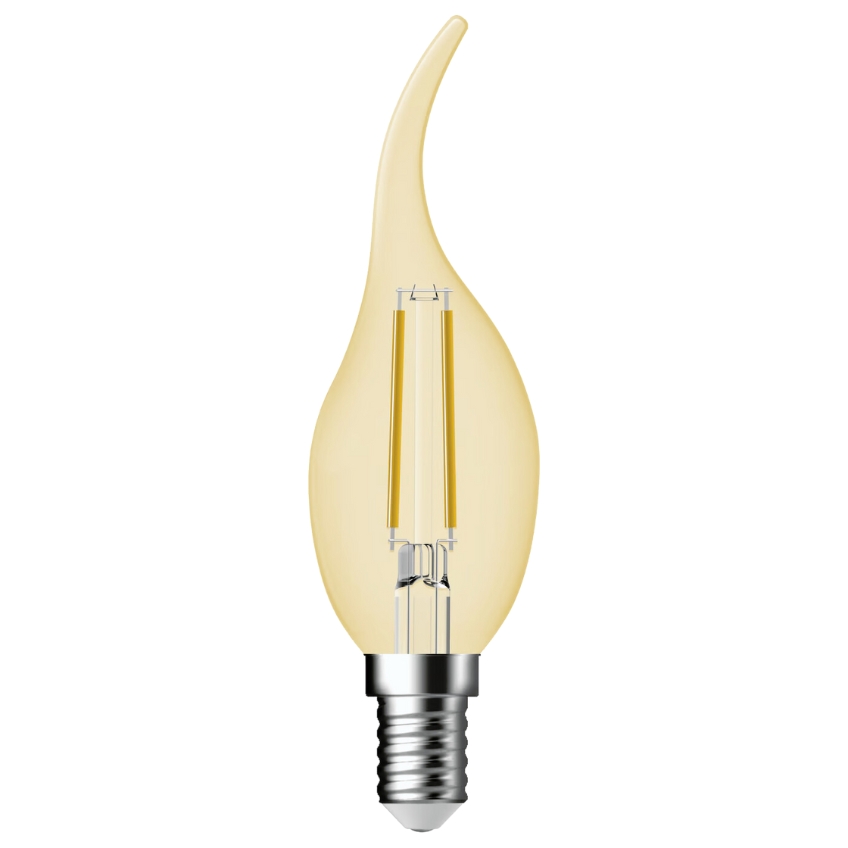 Nordlux Žlutá stmívatelná LED žárovka Classic Deco Standard E14 4,2W II.
