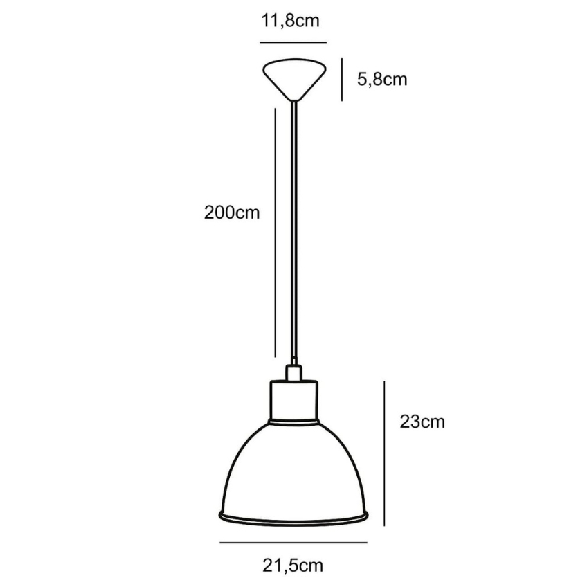 Nordlux Matně černé kovové závěsné světlo Pop 22 cm
