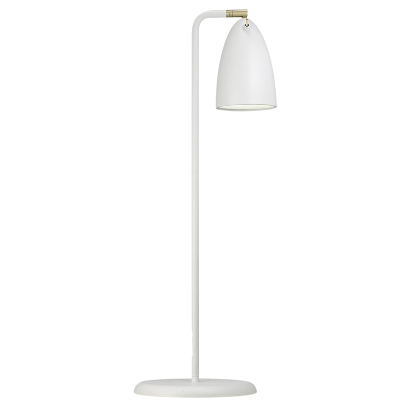 Nordlux Bílá kovová stolní lampa Nexus