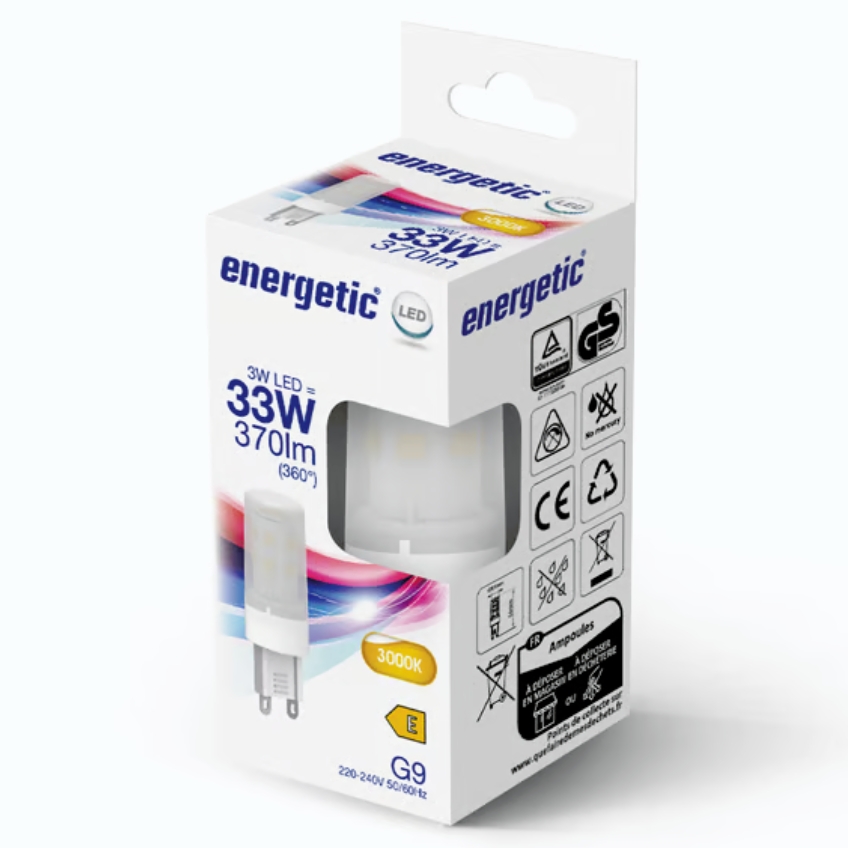 Nordlux Bílá LED žárovka G9 3,3W