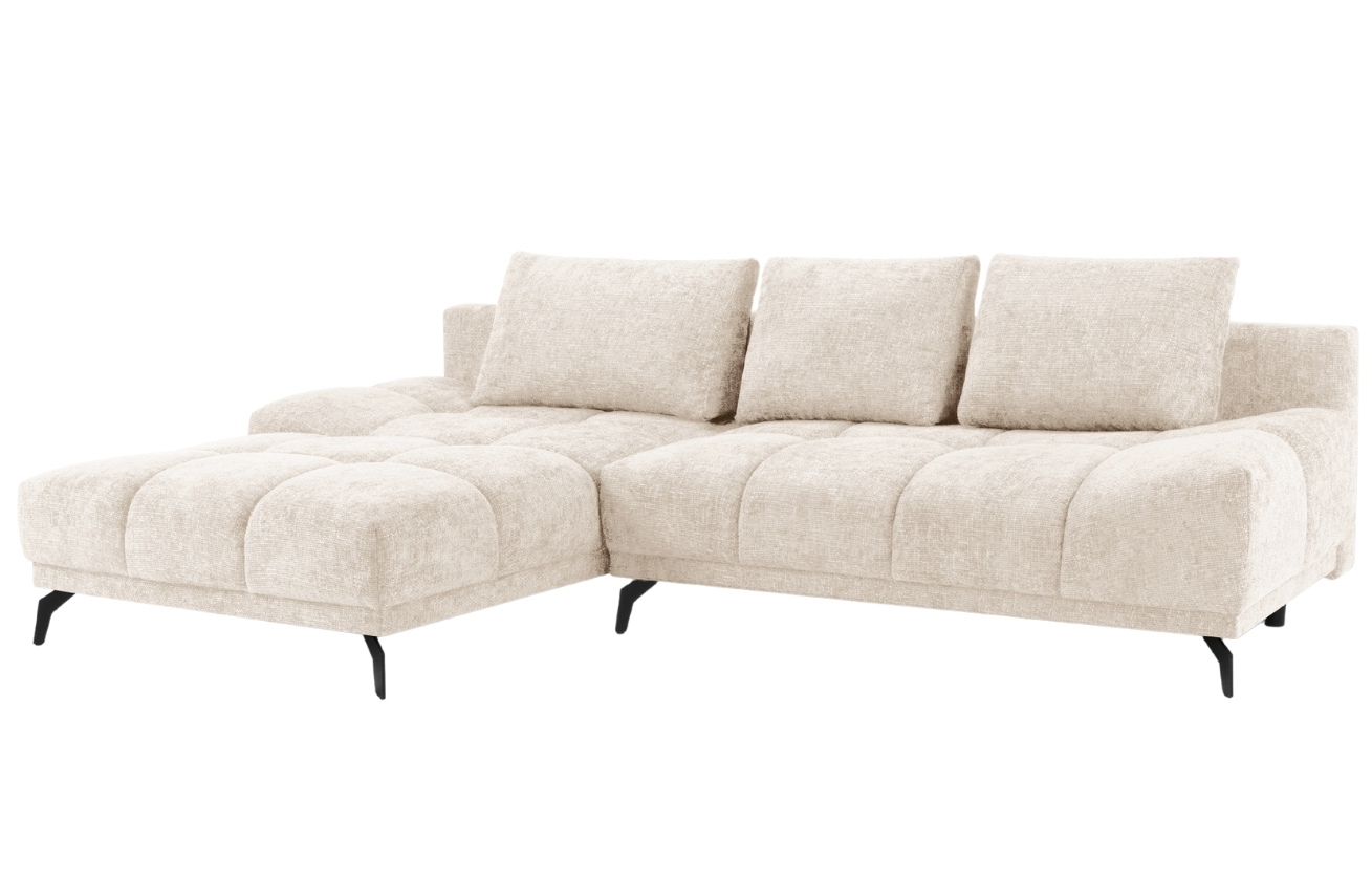 Béžová rohová rozkládací pohovka Windsor & Co Cirrus 290 cm, levá