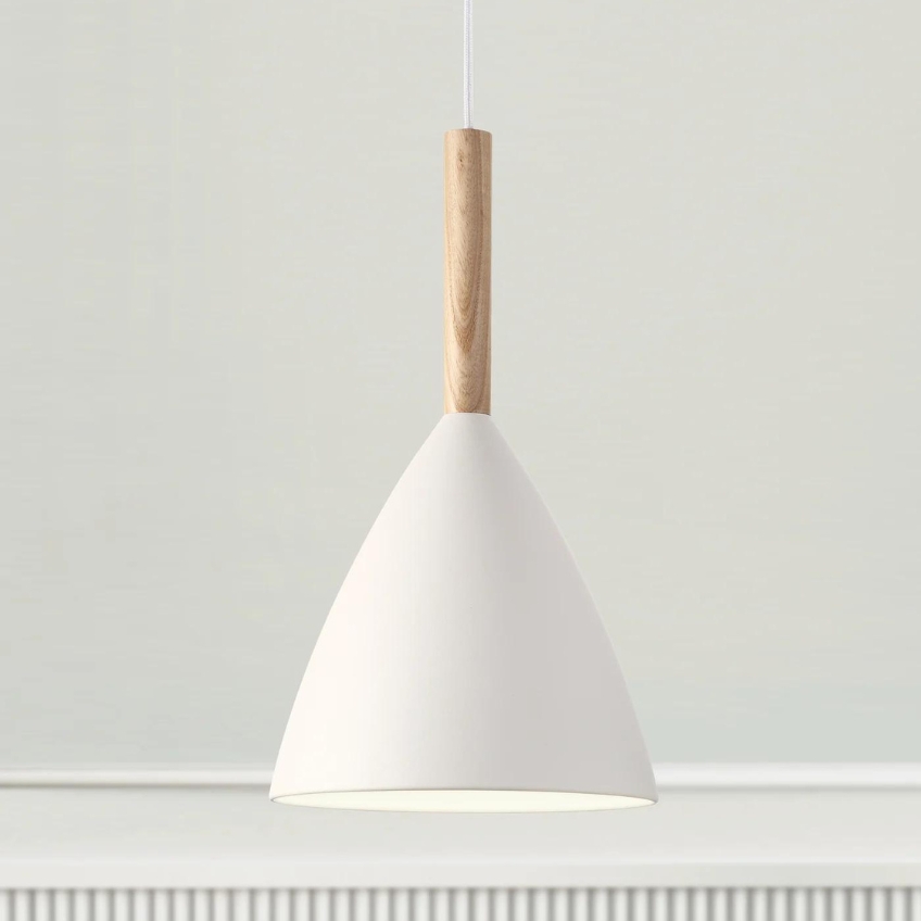Nordlux Bílé kovové závěsné světlo Pure 20 cm