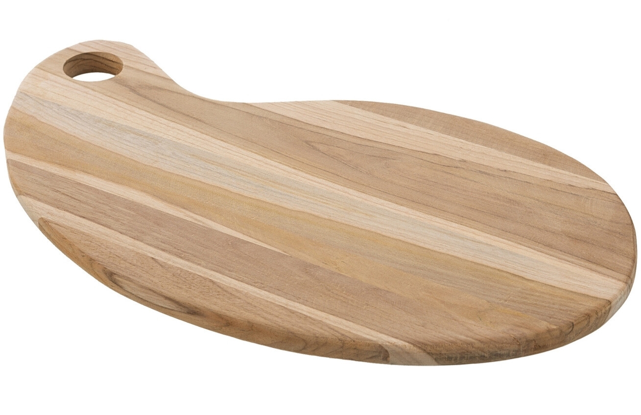 Teakové servírovací prkénko J-Line Flinn 45 x 26,5 cm