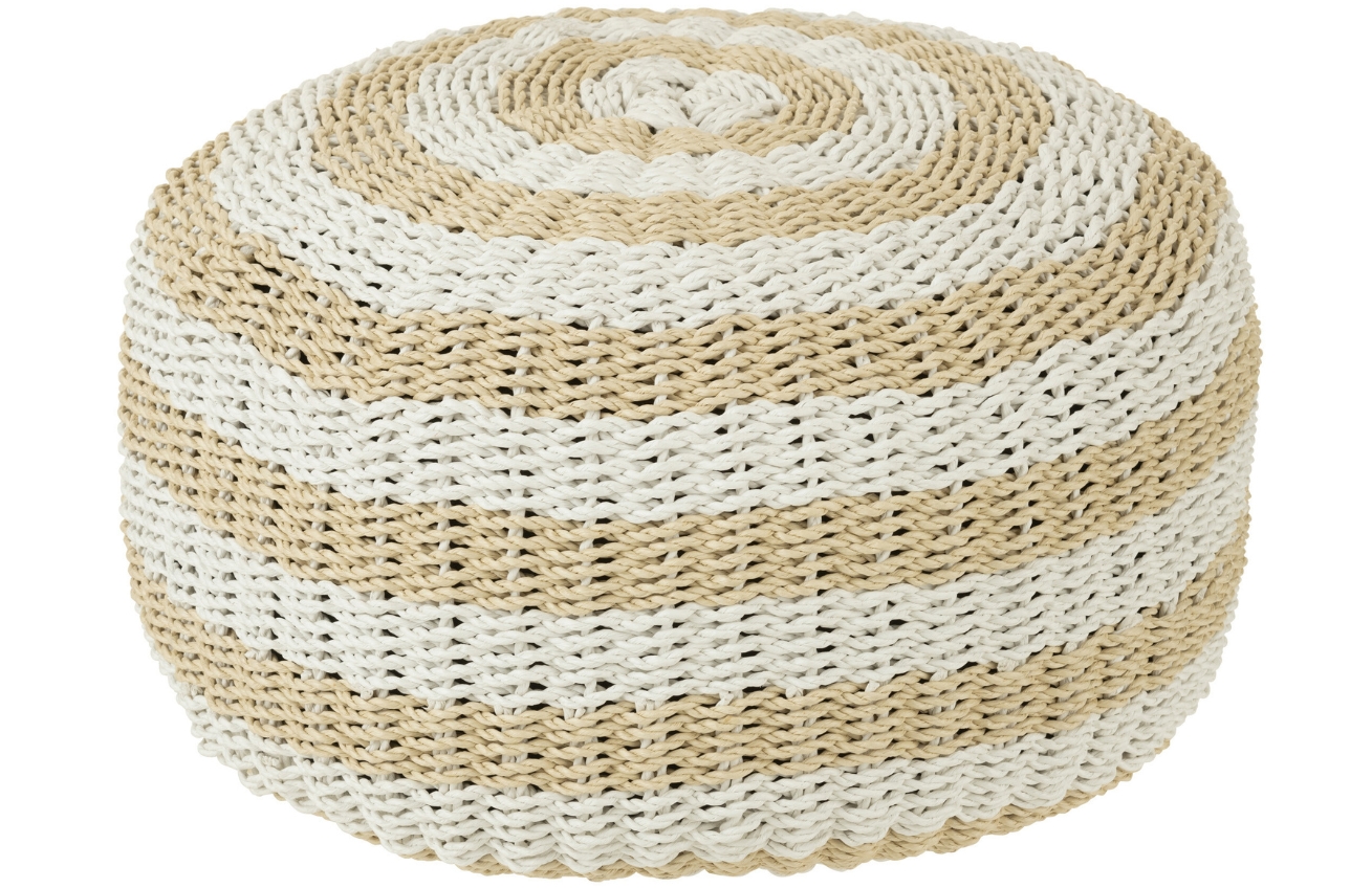 B&eacute;žov&yacute; puf J-Line Vaskuti 50 cm