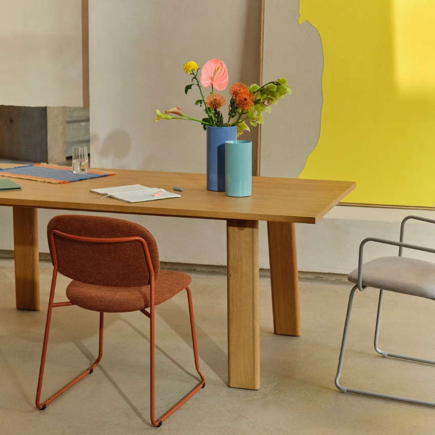 Dubový rozkládací jídelní stůl Kave Home Arlen 200/250 x 95 cm