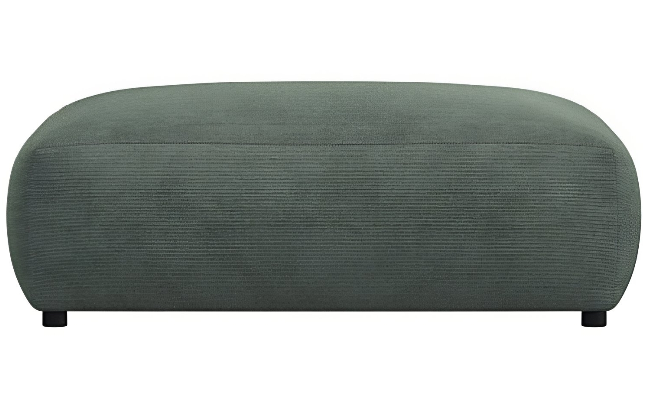 Zelená čalouněná podnožka FLEXLUX LUCERA 104 x 82 cm