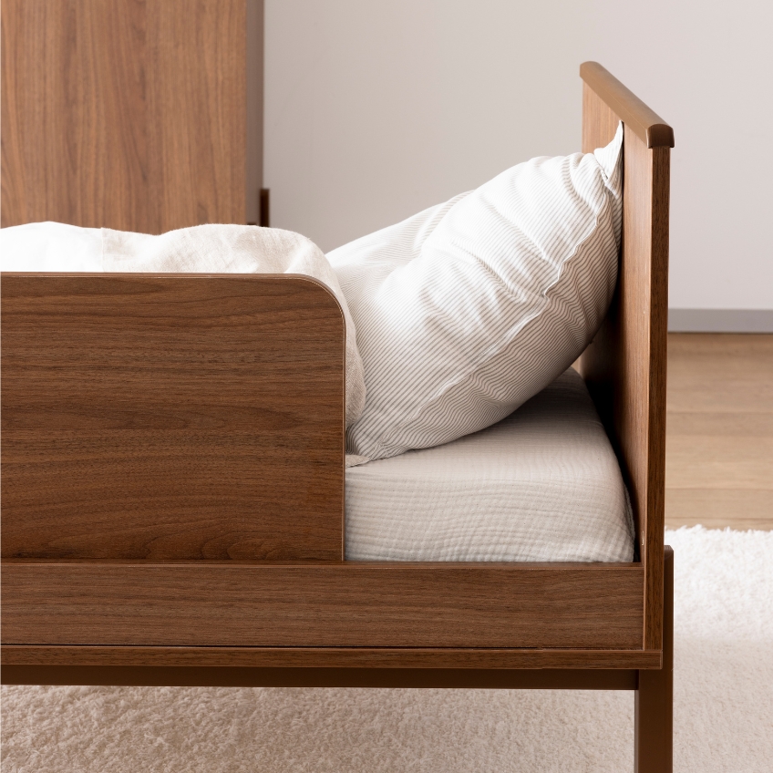 Hnědá dětská zábrana Quax Ashi 90 cm