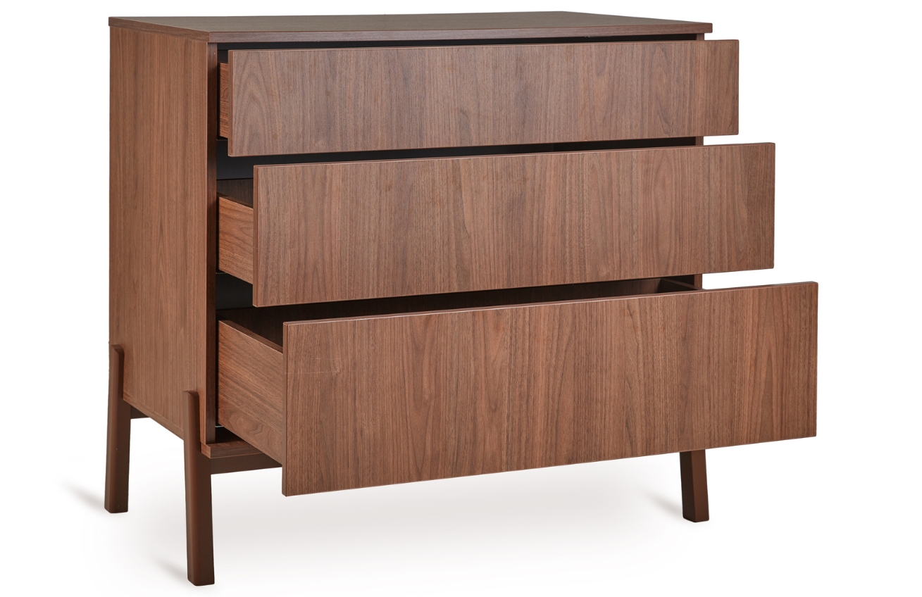 Hnědá přebalovací komoda Quax Ashi 96 x 58 cm