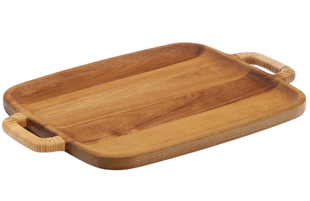 Dřevěné servírovací prkénko Kave Home Sardis 51 x 35,5 cm