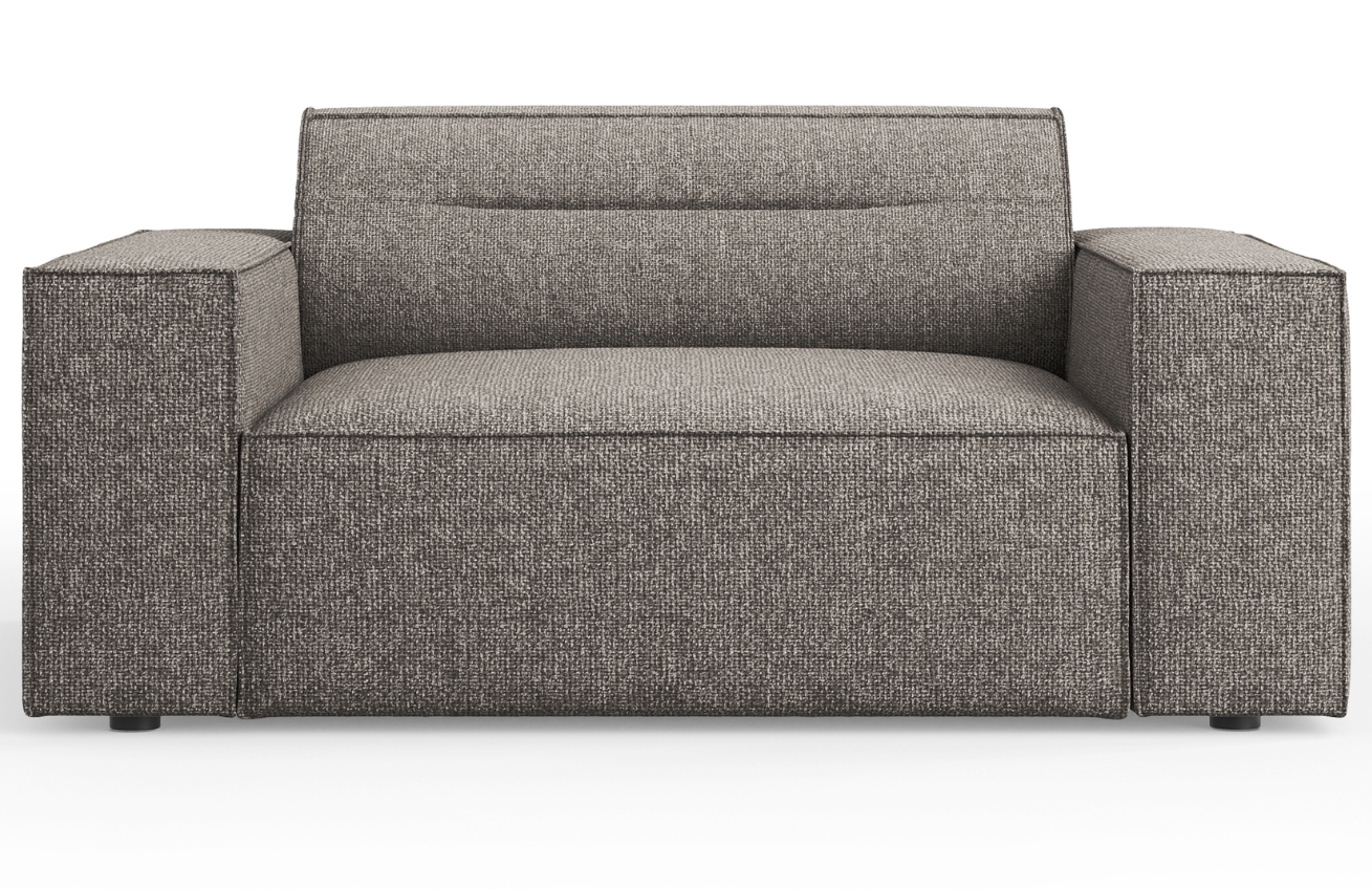 Šedé čalouněné křeslo Windsor & Co Lupus