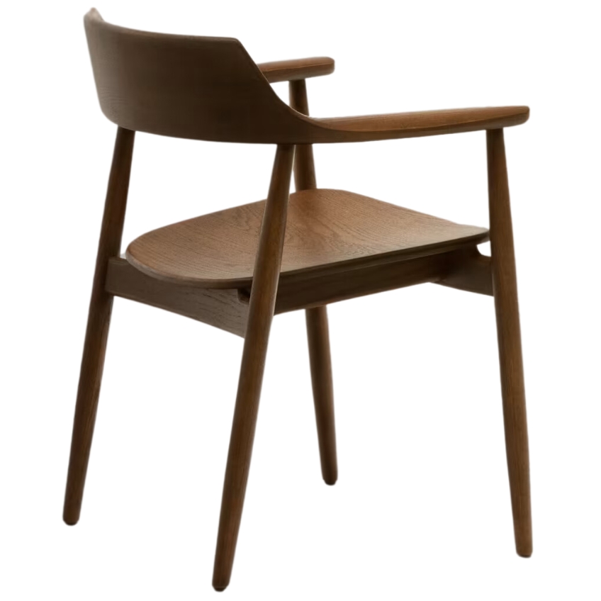 Ořechová jídelní židle Kave Home Fondes