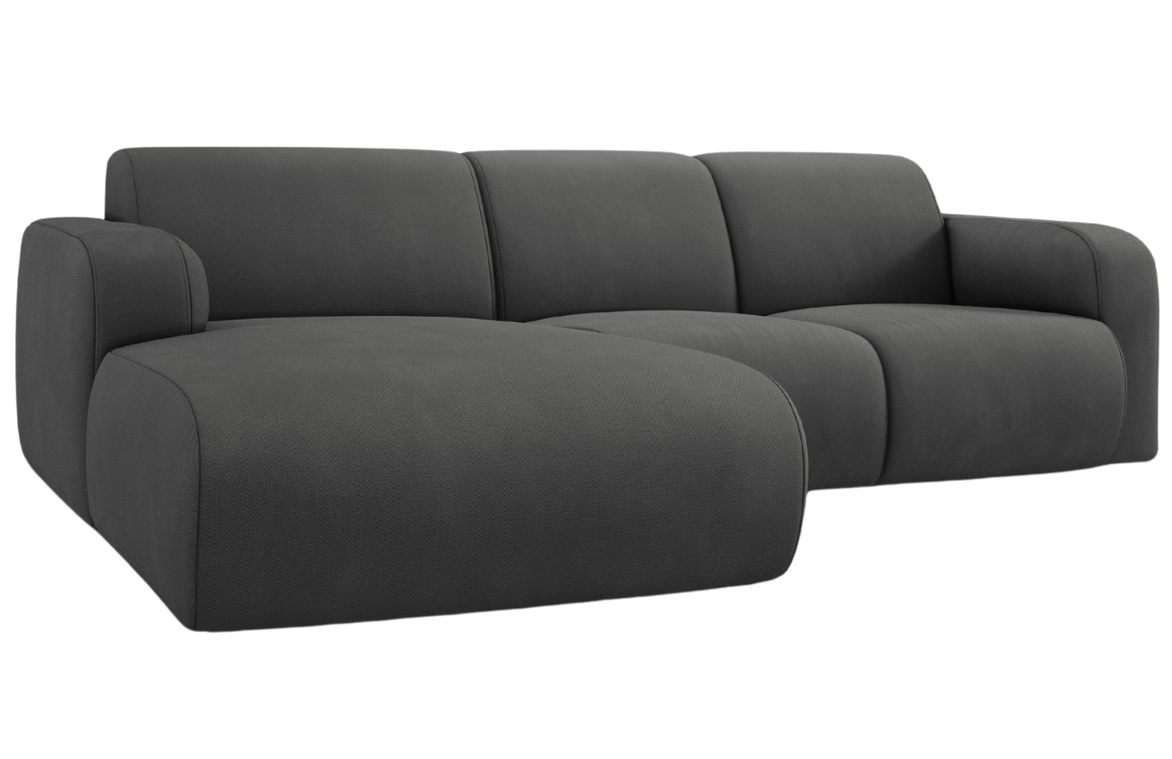 Šedá čalouněná rohová pohovka Windsor & Co Lola 250 cm, levá