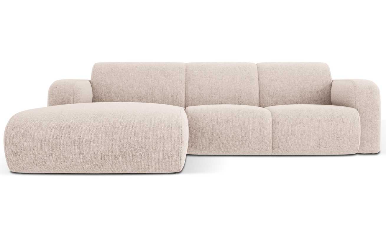 Béžová čalouněná rohová pohovka Windsor & Co Lola II. 250 cm, levá