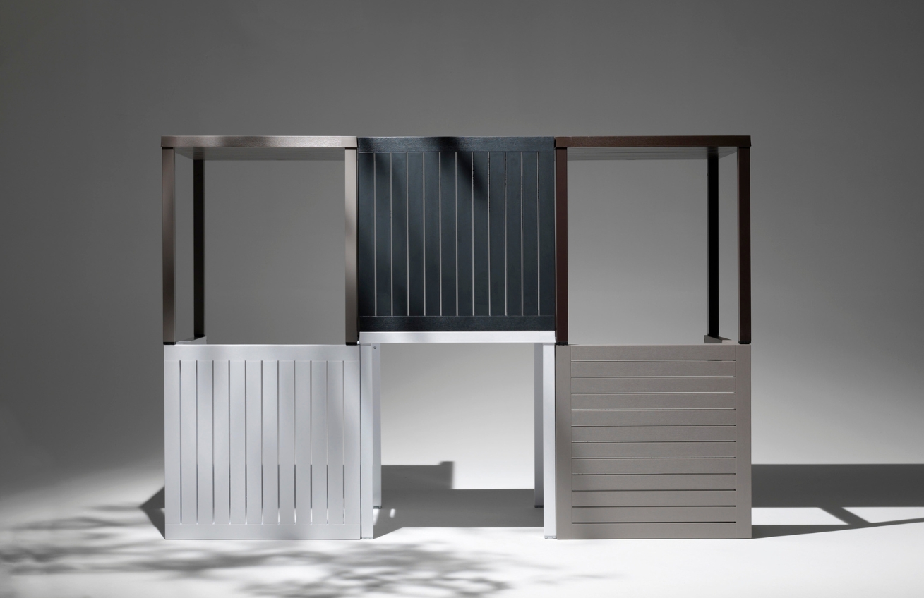 Nardi Tmavě hnědý plastový zahradní stůl Cube 70 x 70 cm