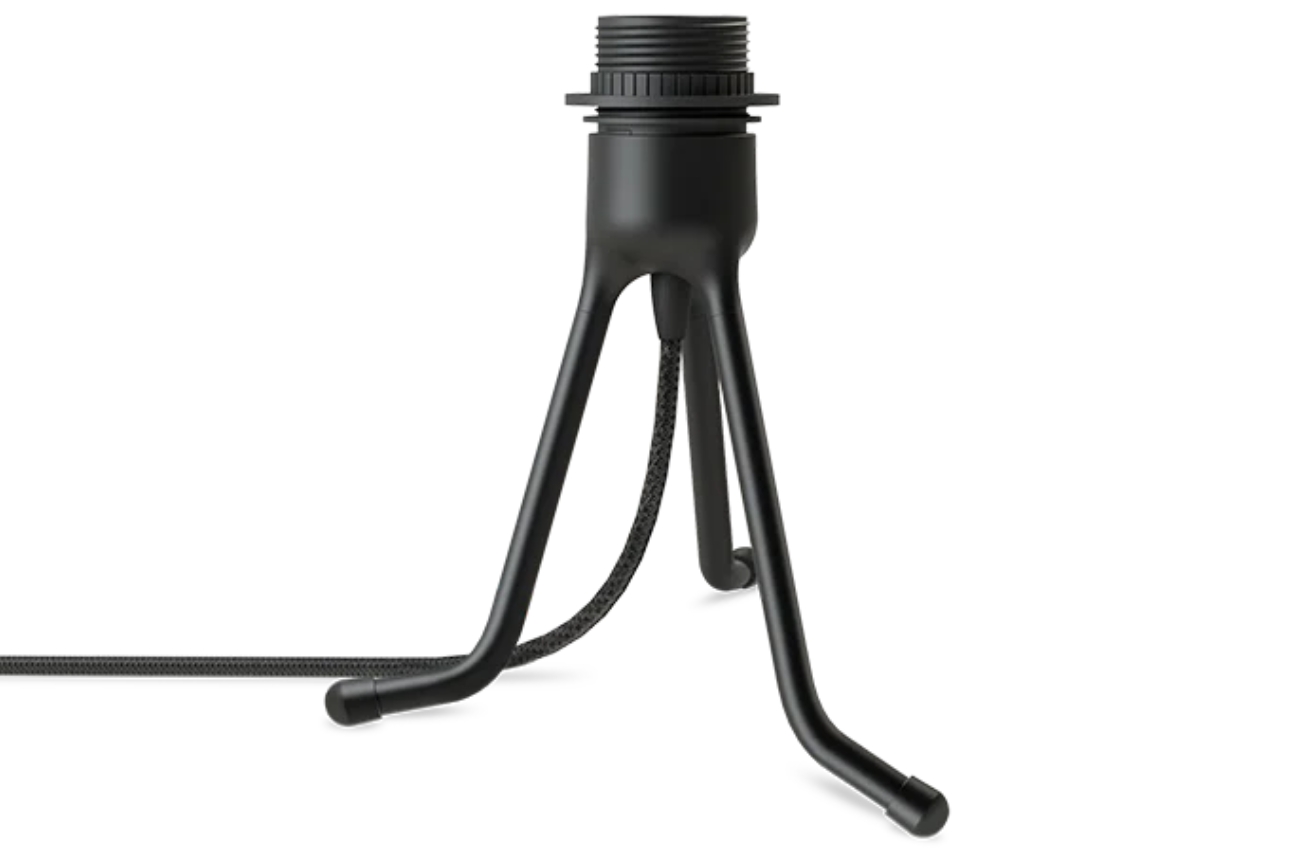 Černá kovová podstava ke stínidlům UMAGE Tripod 18,6 cm