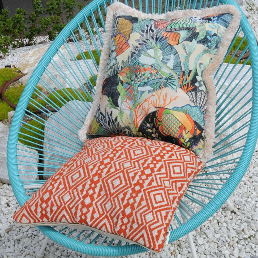 Set dvou venkovních povlaků na polštář Marine Aztec II -fv-interier-25