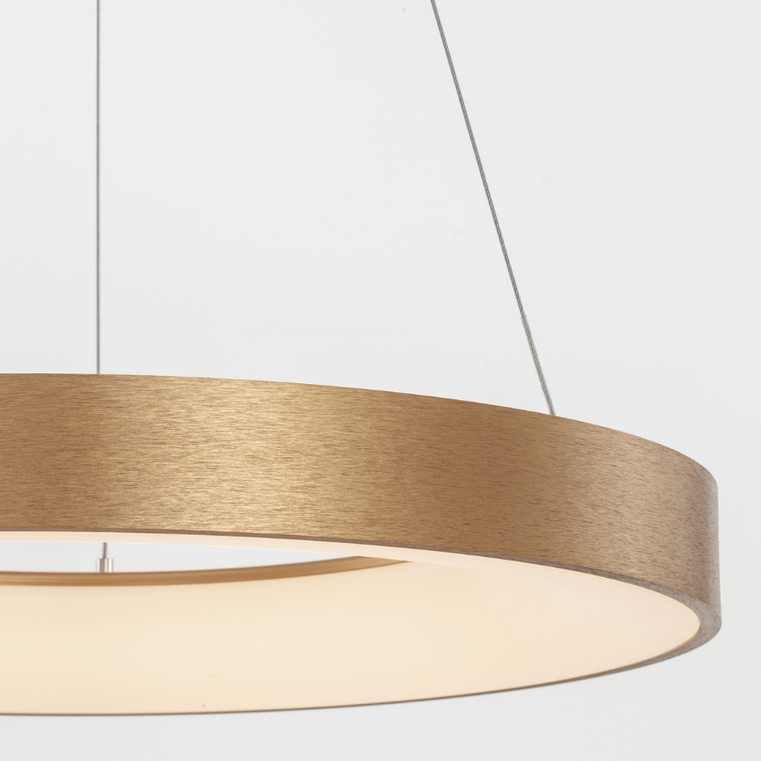 Zlaté závěsné LED světlo Nova Luce Rando Thin 60 cm