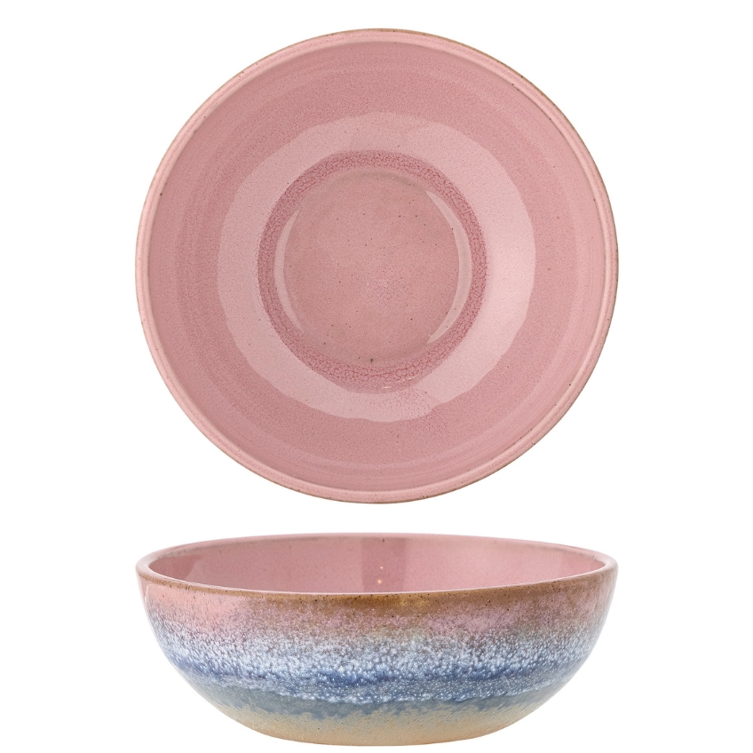 Růžová kameninová miska Bloomingville Paula 16,5 cm