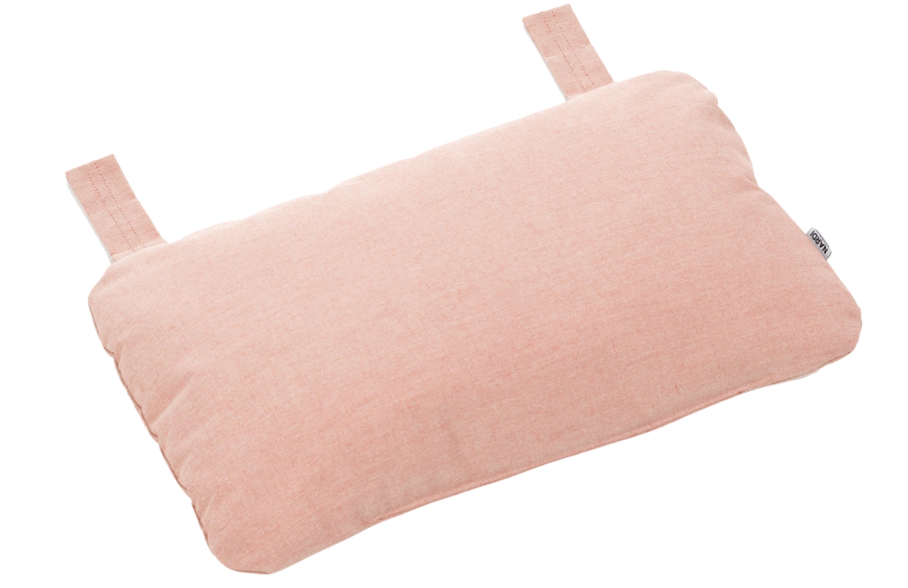Nardi Růžová opěrka hlavy Poggiatesta Net 46,5 x 29 cm