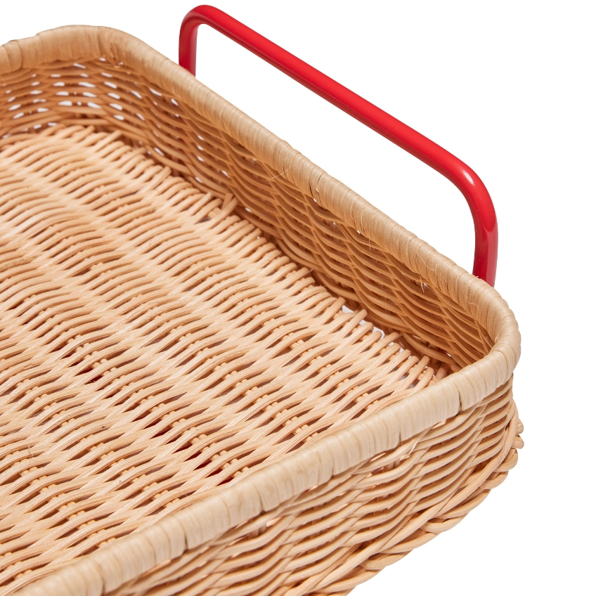 Ratanový podnos Hübsch Splint 42 x 27 cm