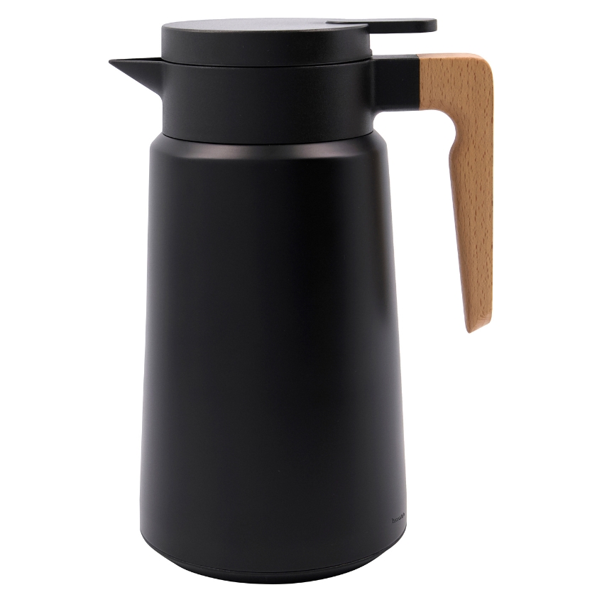 House Doctor Černá nerezová termokonvice Cole 1,8 l