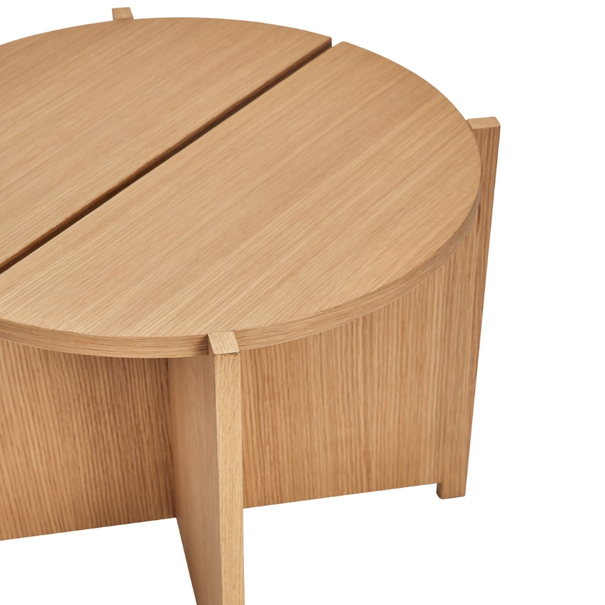 Dubový odkládací stolek Hübsch Dash 55 cm