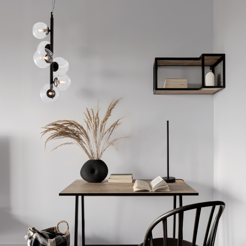 Skleněné závěsné světlo Nova Luce Odillia 28 cm