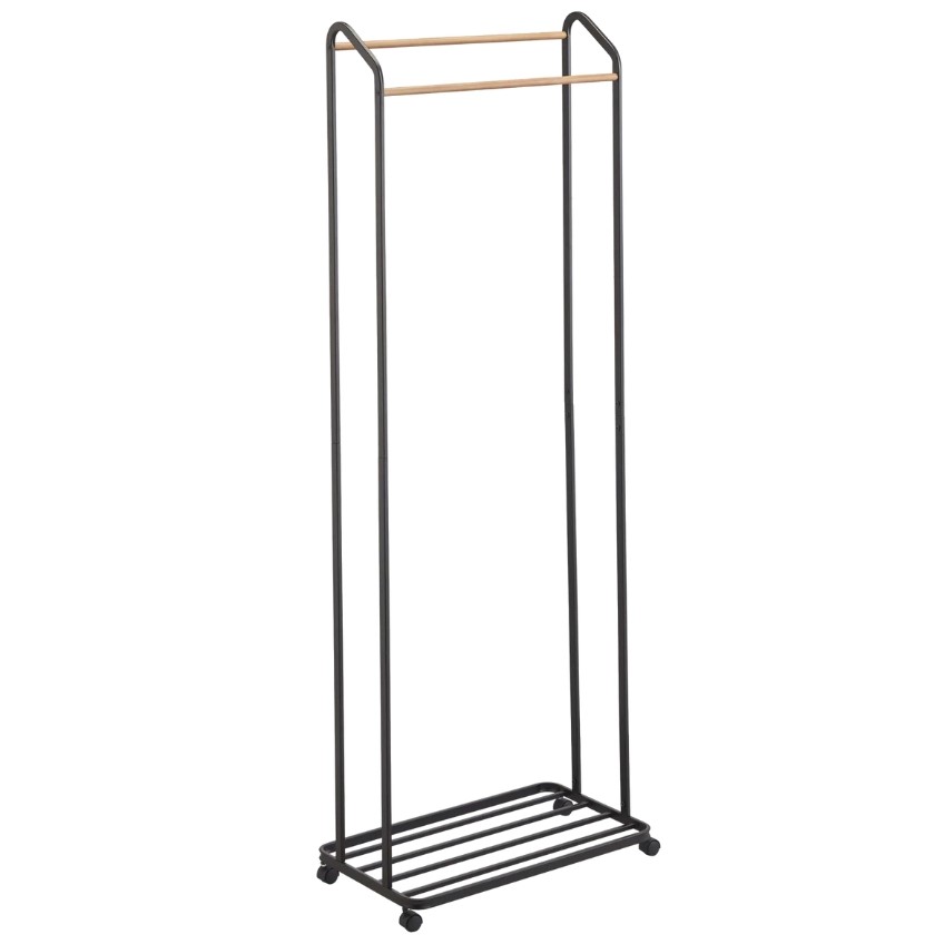 Černý kovový věšák Yamazaki Tower 172,5 cm