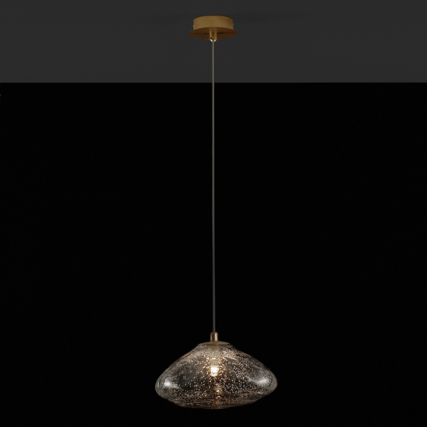 Skleněné závěsné světlo Nova Luce King 26 cm