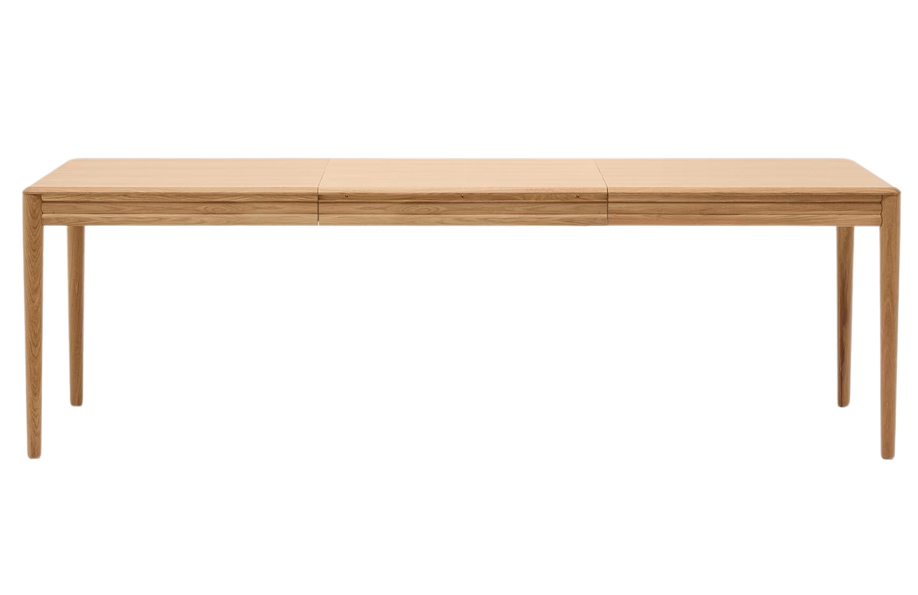 Dubový rozkládací jídelní stůl Kave Home Lenon 160-240 x 90 cm
