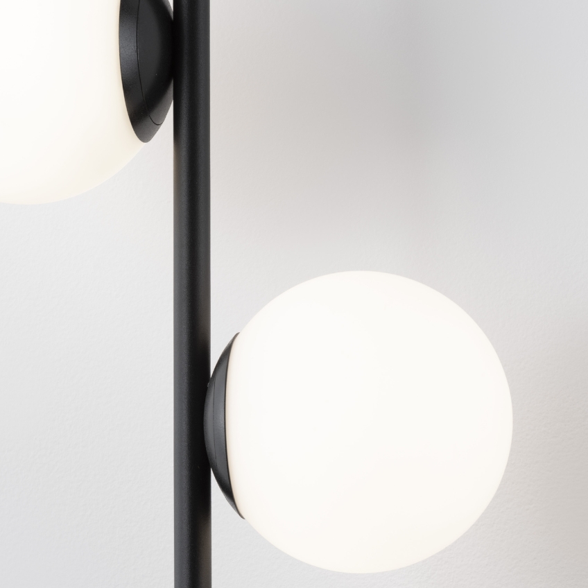 Opálově bílé skleněné závěsné LED světlo Nova Luce Nuvole 28,5 cm