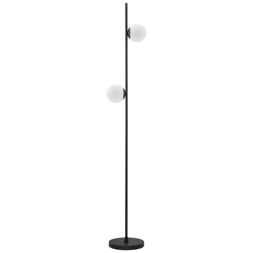 Opálově bílá skleněná stojací LED lampa Nova Luce Nuvole 169,5 cm